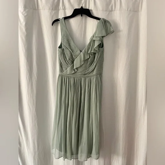 J. Crew | Dresses | J Crew Sage Green Bridesmaid Dress | Poshmark